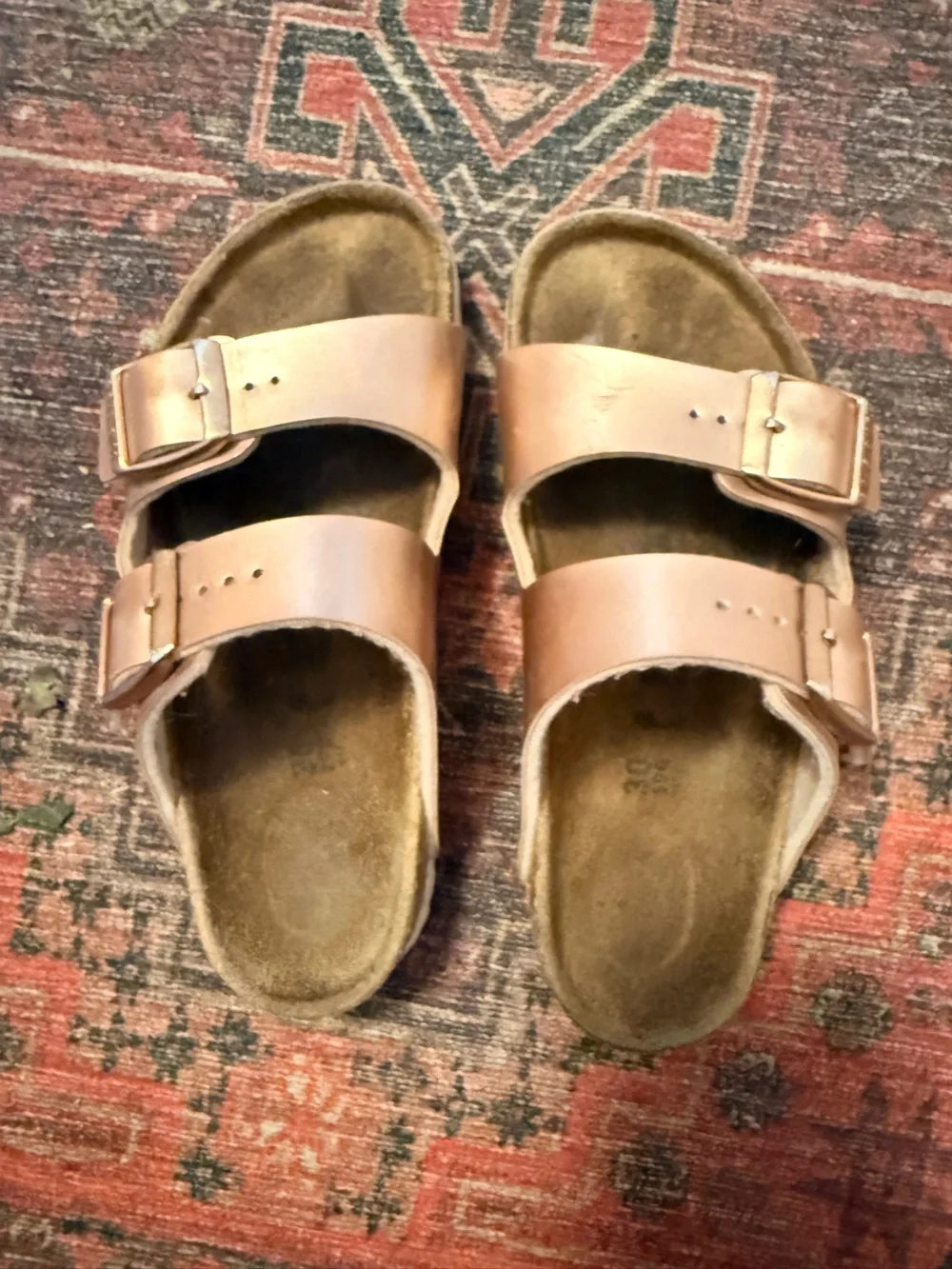 Birkenstock Arizona Kids in Electric Metallic Copper